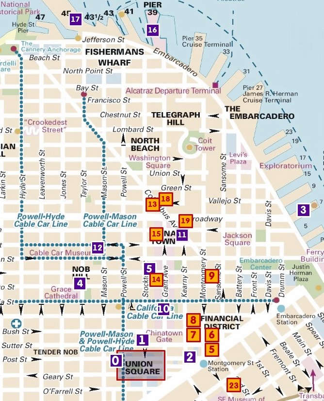 San Francisco Walking Map What To Do In Sf For Two Hours? North Beach. – Free San Francisco Tour In  English & Spanish | Union Square