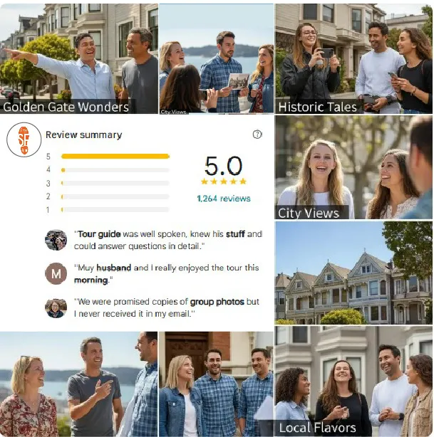 FREE SF TOUR REVIEWS