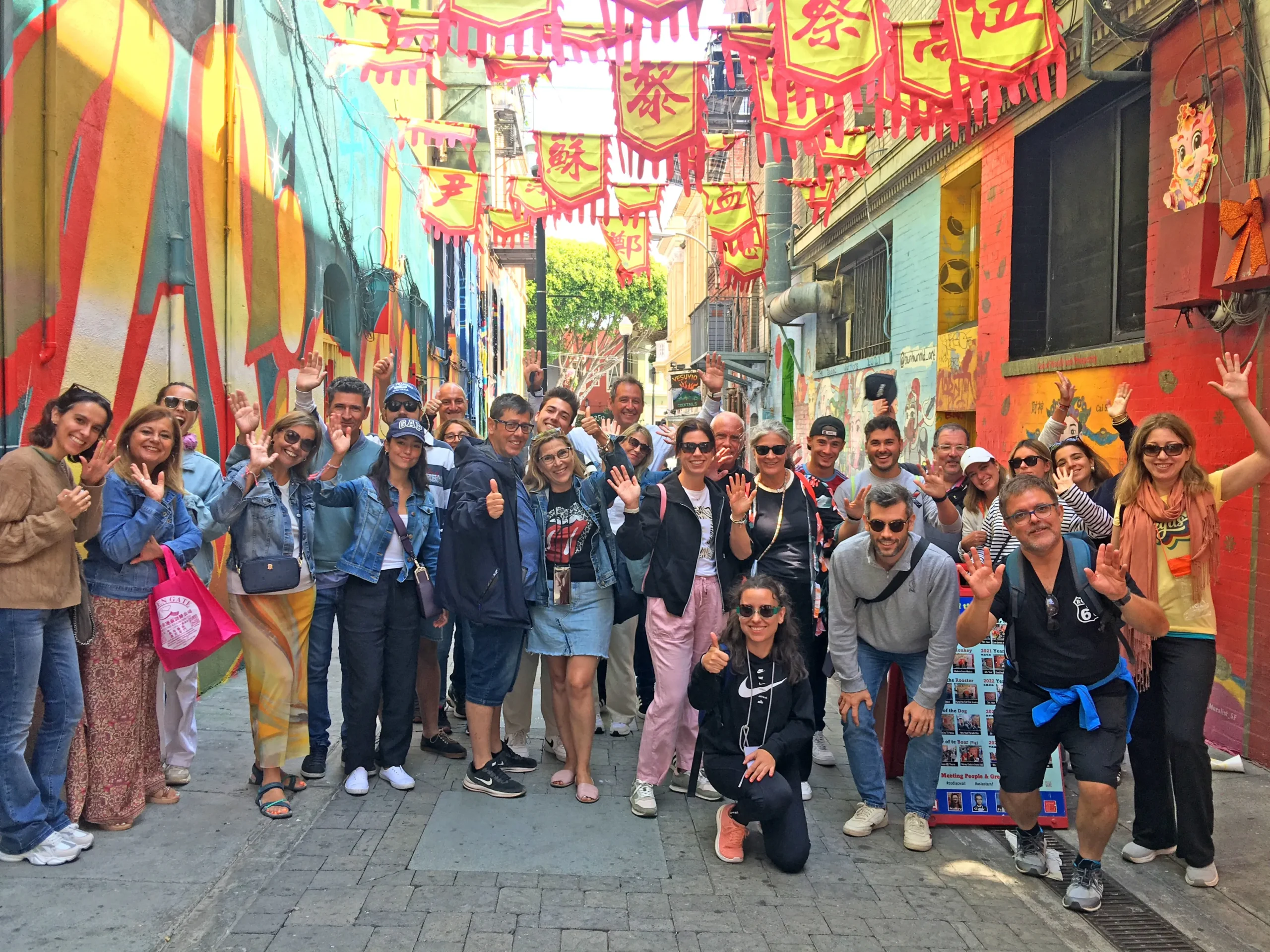 Cultural event on Maiden Lane with local artists and community engagement