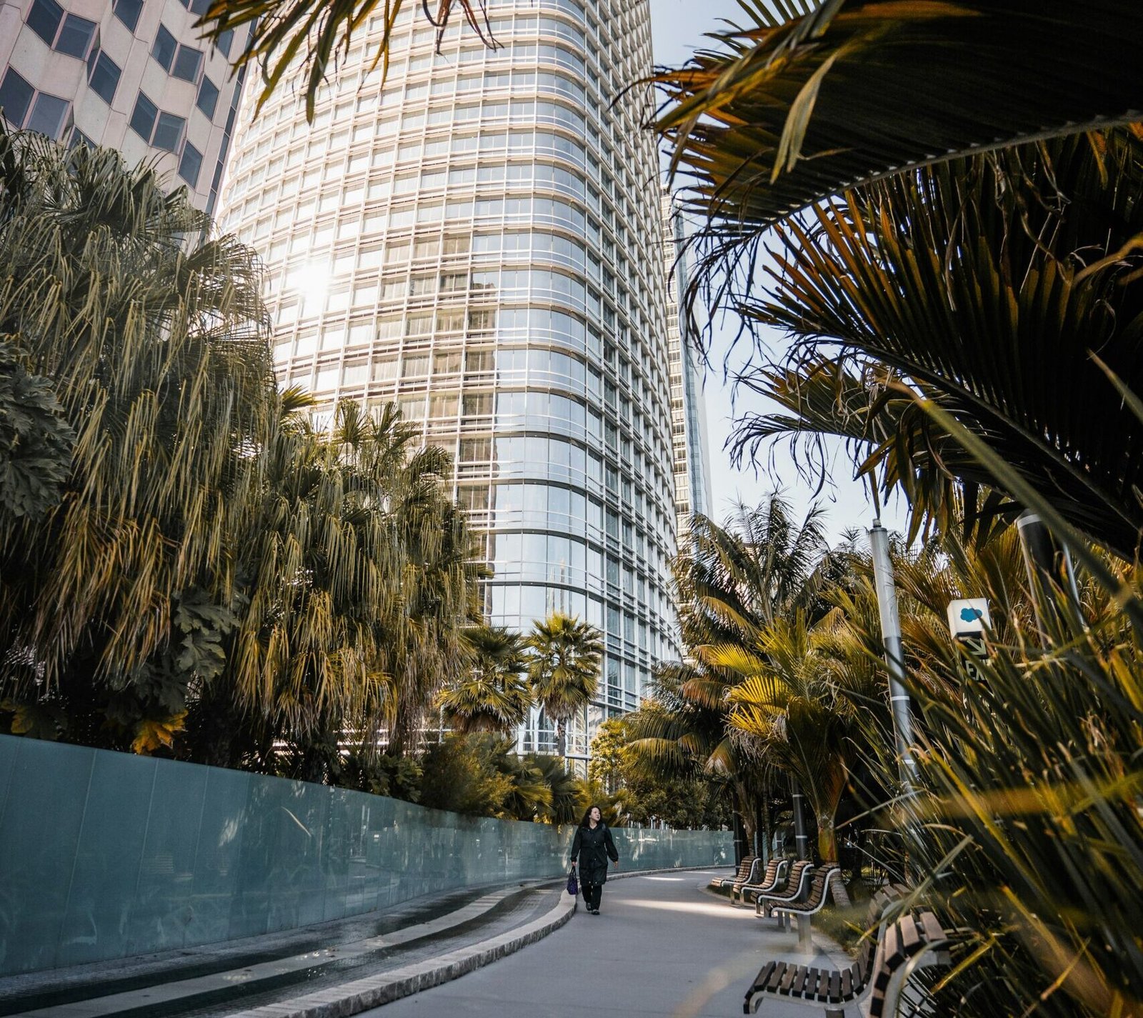 Salesforce Park rooftop garden in downtown San Francisco